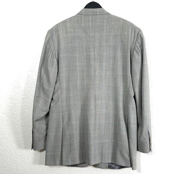Ralph Lauren Purple Label Douglas 603 Grey Check Wool/Cashmere Blazer Men's 42L - Picture 7 of 11